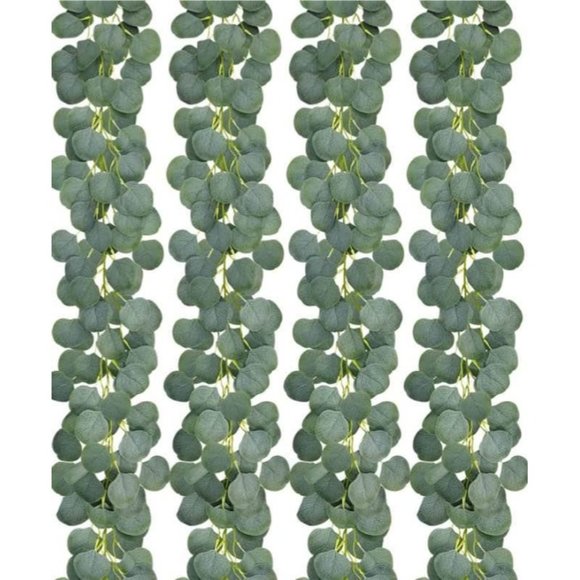 4 pack Eucalyptus Garland & 25 count Ivory Roses Set Wedding Decor - Picture 2 of 8